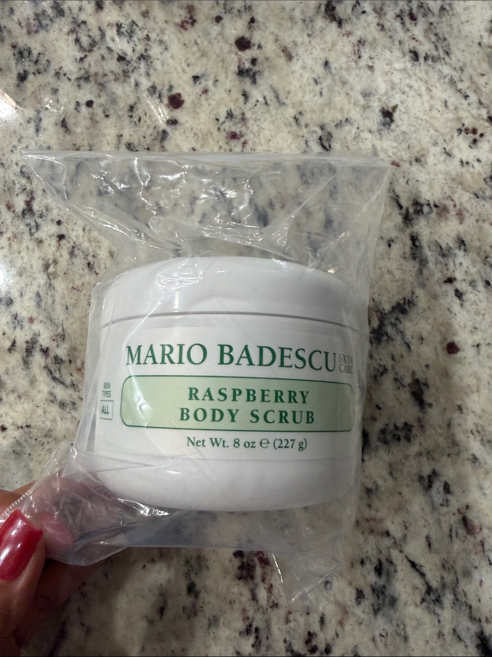 Mario Badescu Raspberry Body Scrub - New - Picture 2 of 4